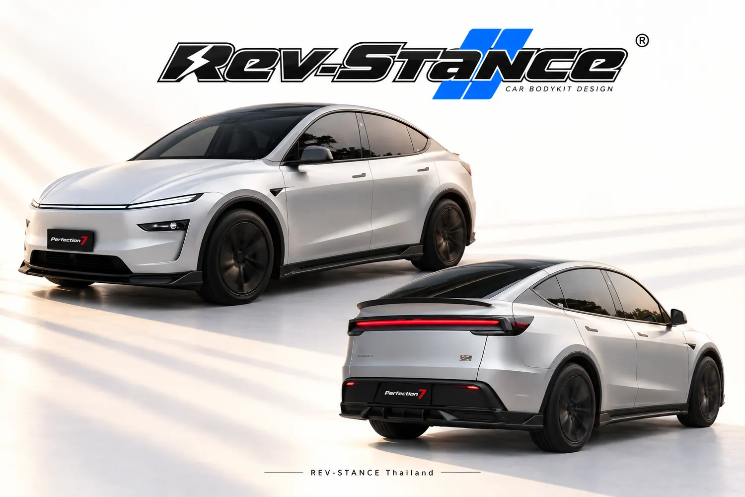 REV-STANCE Tesla Model Y key visual
