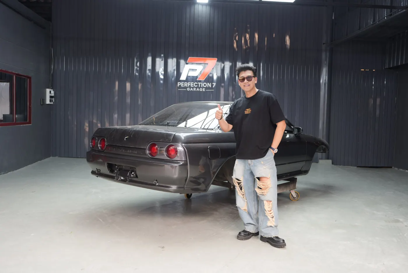 Nissan Skyline R32 ระหว่างงาน Restore